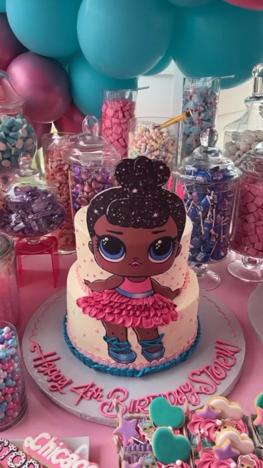 Treats from Stormi and Chicago’s joint birthday party. Instagram