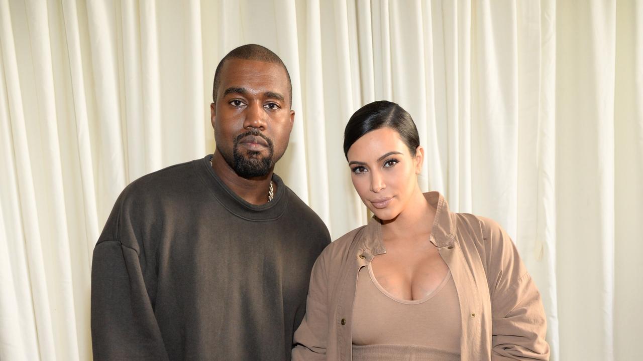 Happier times: Kim and Kanye back in 2015. Picture: Getty