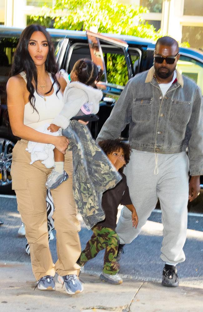 Kim Kardashian and Kanye West have four children together. Picture: Gotham/GC Images Kim Kardashian and Kanye West have four children together. Picture: Gotham/GC Images