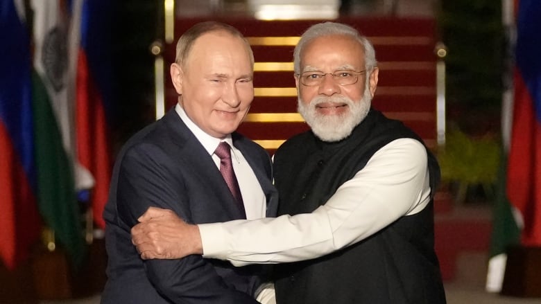 India has abstained on every United Nations vote condemning Russia's actions in Ukraine. (Manish Swarup/AP)