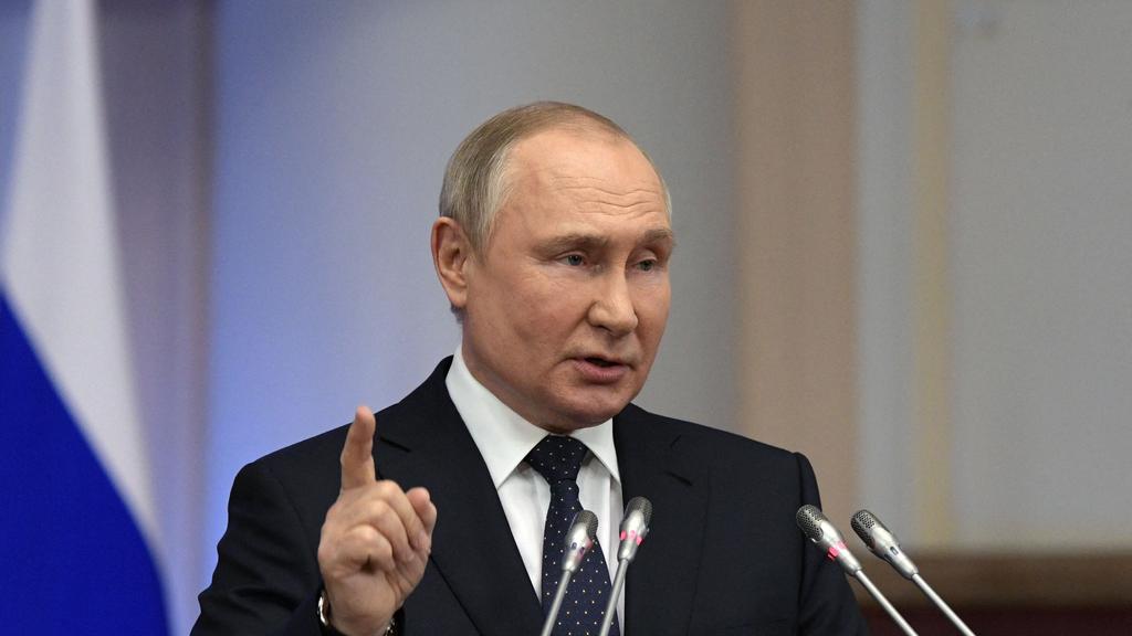 Britain’s Defence Secretary warns Vladimir Putin could declare a new world war in days. Picture: Alexey Danichev/Sputnik/AFP