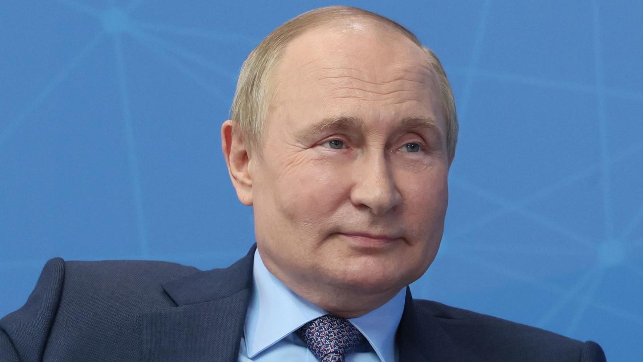 Russian President Vladimir Putin likened himself to Peter the Great. Picture: Mikhail Metzel/Sputnik/AFP