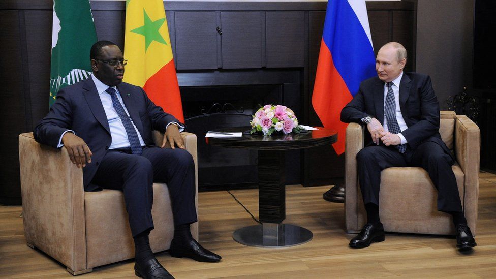 AFP / Macky Sall said Africa was suffering from the Ukraine war