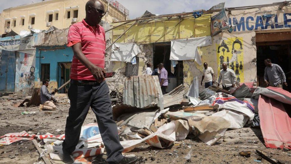 Somalia hotel siege: More than 20 die in al-Shabab attack