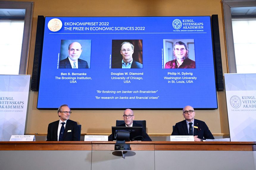 Nobel Prize in Economics Awarded to Trio Including Former Fed Chair Ben Bernanke