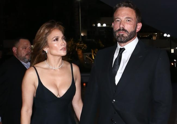 Jennifer Lopez and Ben Affleck arrive for J.R. Ridinger’s funeral in Miami, Florida. Picture: The Mega Agency/Backgrid