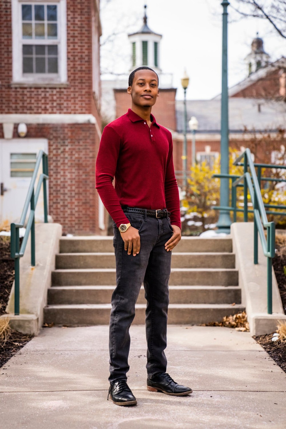 Jalaun Ross, a computer science major, applied for 200 internships but did not receive a single offer from tech firms.Credit...Joe Buglewicz for The New York Times