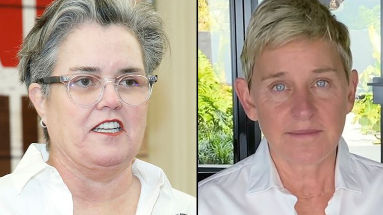Rosie O'Donnell (left) and Ellen DeGeneres. Picture: Getty Images/FOX