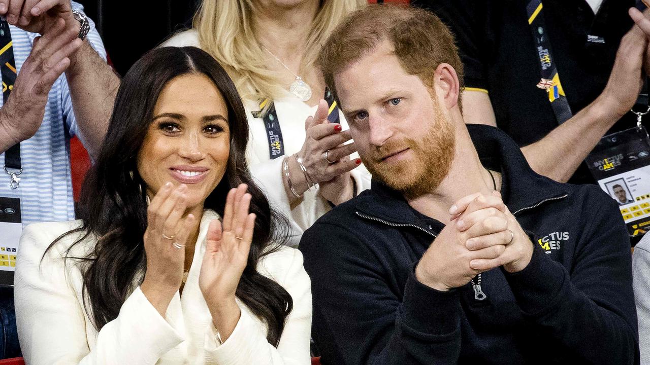 Harry has been everywhere, but the Duchess of Sussex has vanished from public life. Picture: Sem van der Wal/ANP/AFP
