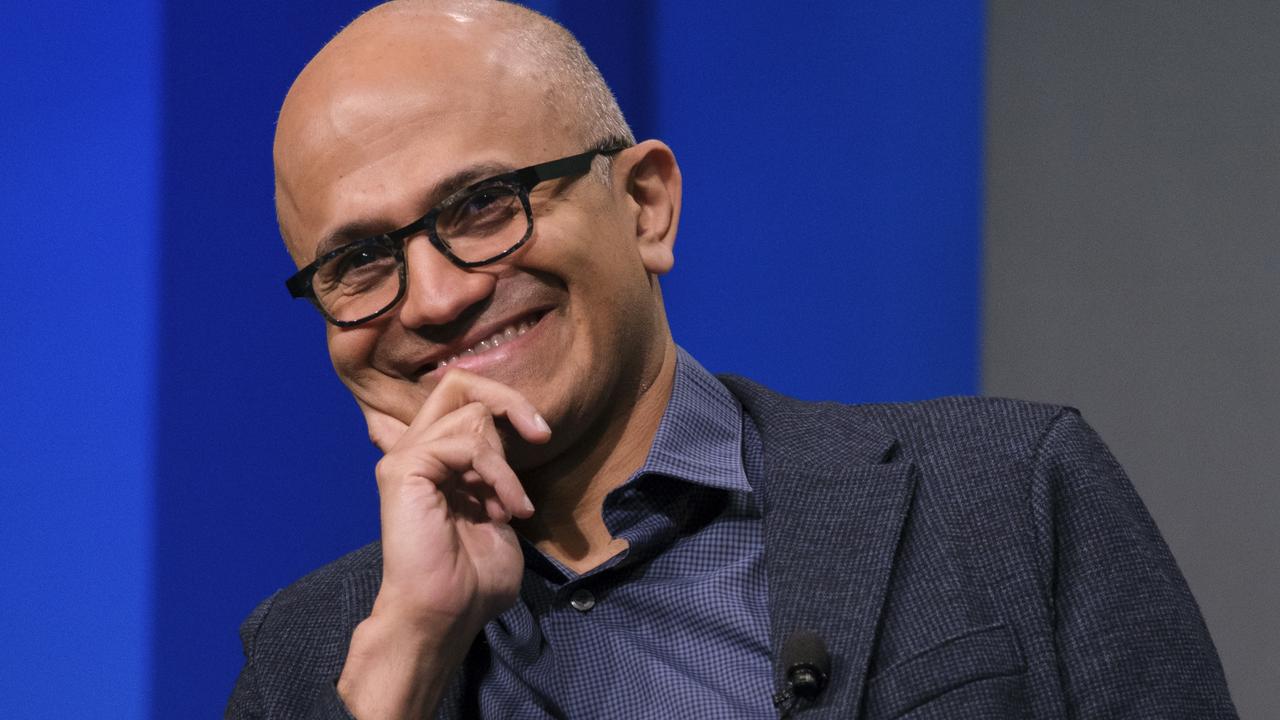 It has made for an impressive windfall for CEO Satya Nadella. Picture: Stephen Brashear/Getty Images