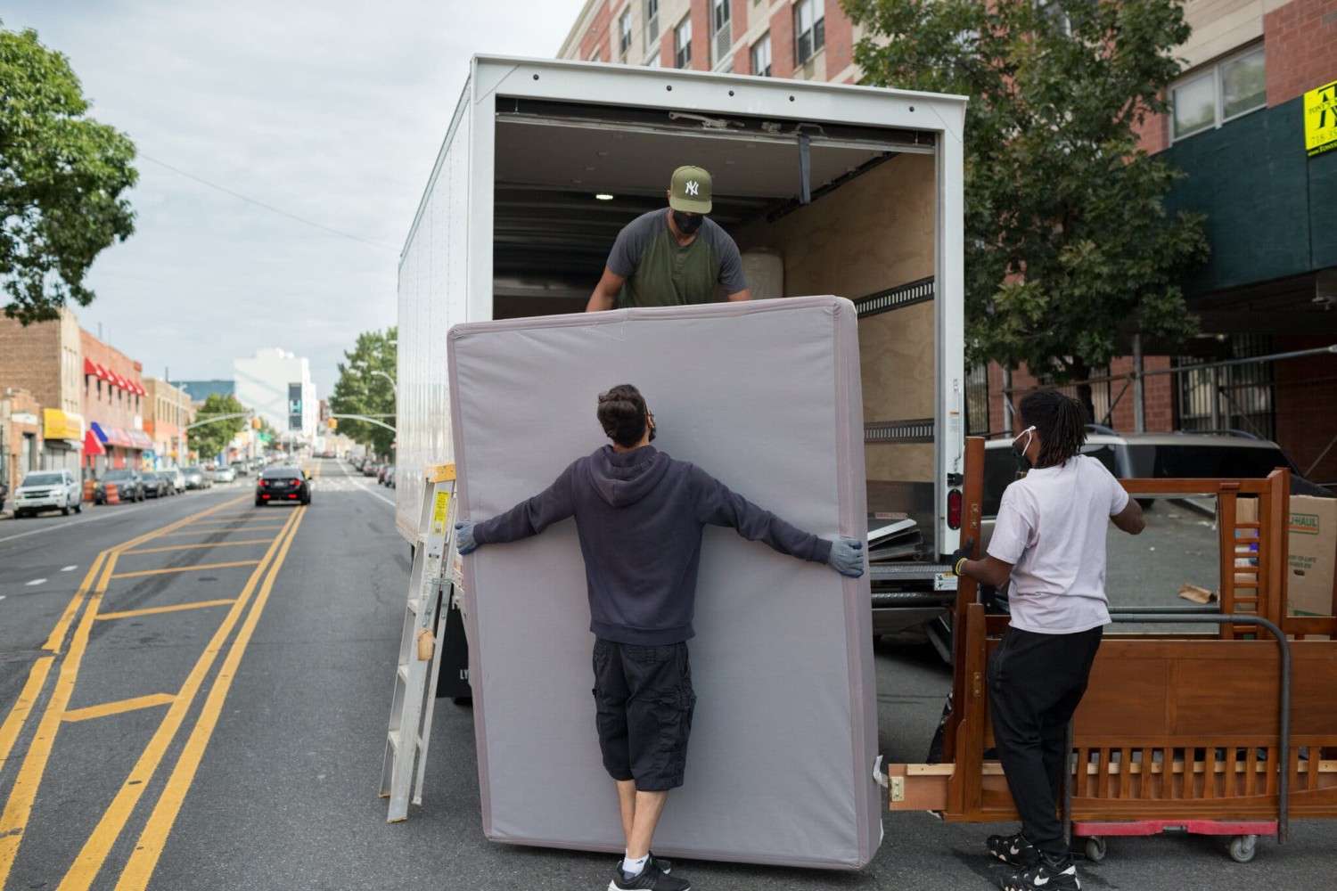 People think movers “are like flies on the wall,” said one owner of a moving company, “so they don’t hesitate to have very open conversations with each other in front of you.”Credit...Anna Watts for The New York Times