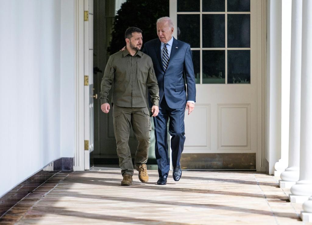 US President Joe Biden hosted Ukraine's Volodymyr Zelensky at the White House in September