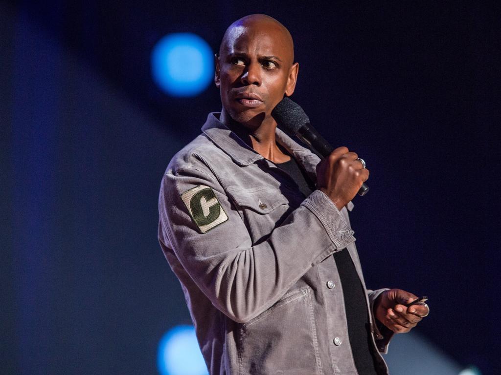DChappelle in a scene from the Netflix stand-up special Dave Chappelle: Equanimity. Picture: Netflix.