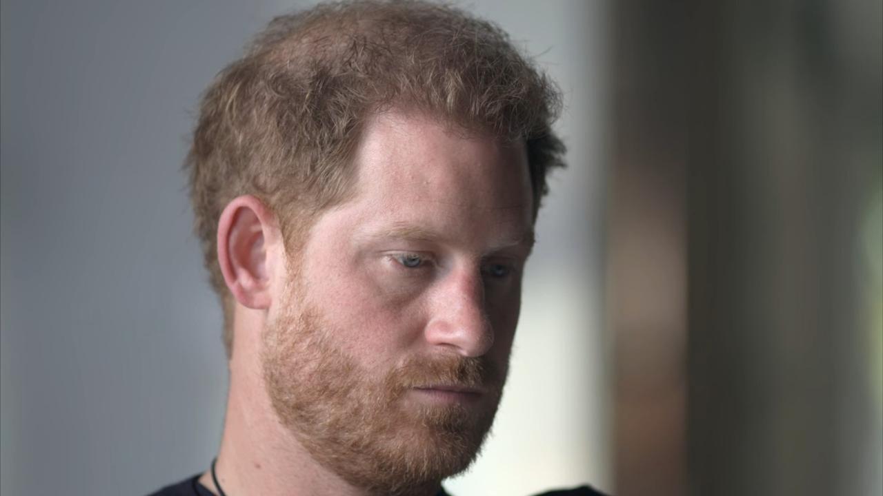 Harry is believed to have sparked a “divide” with Meghan over his wishes to return to the UK. Picture: Netflix