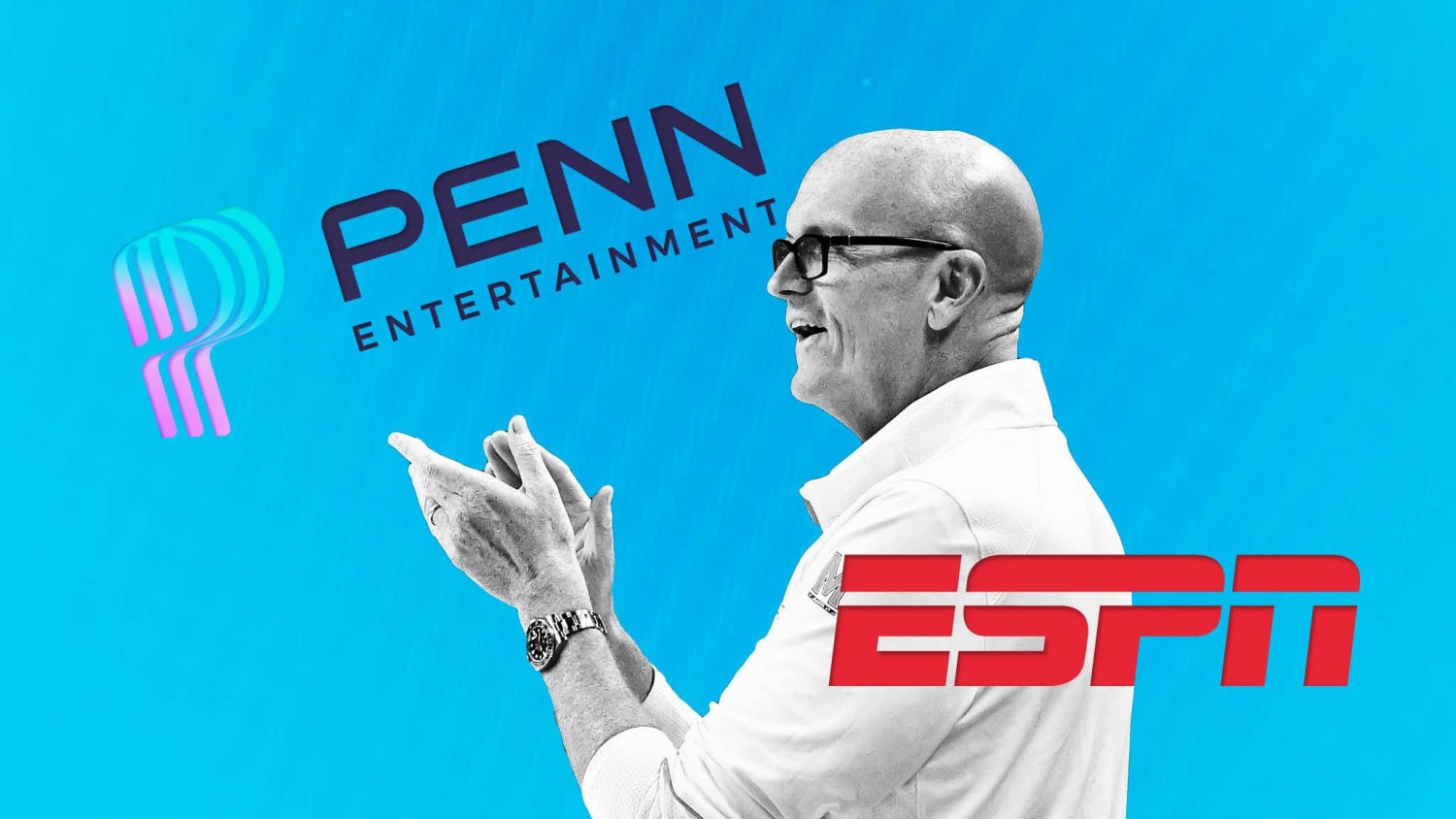 ESPN anchor Scott Van Pelt. On the company’s app, hosts such as Van Pelt will recommend bets for users © FT montage/Getty