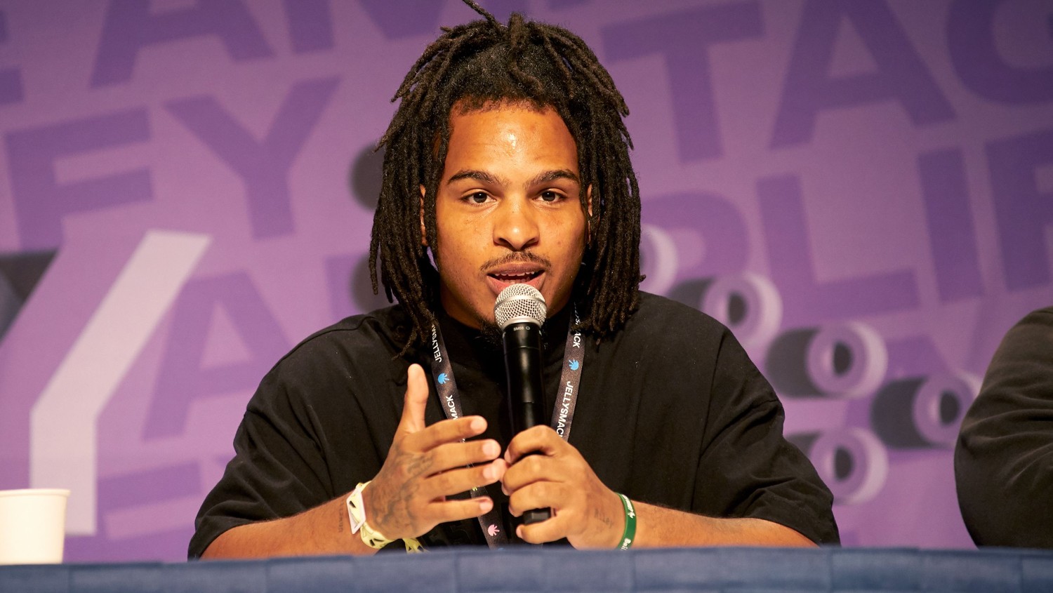 Keith Lee speaks at VidCon Anaheim 2023 on June 23, 2023, in Anaheim, California. Lee is one of TikTok's most popular food influencers.Unique Nicole/Getty Images