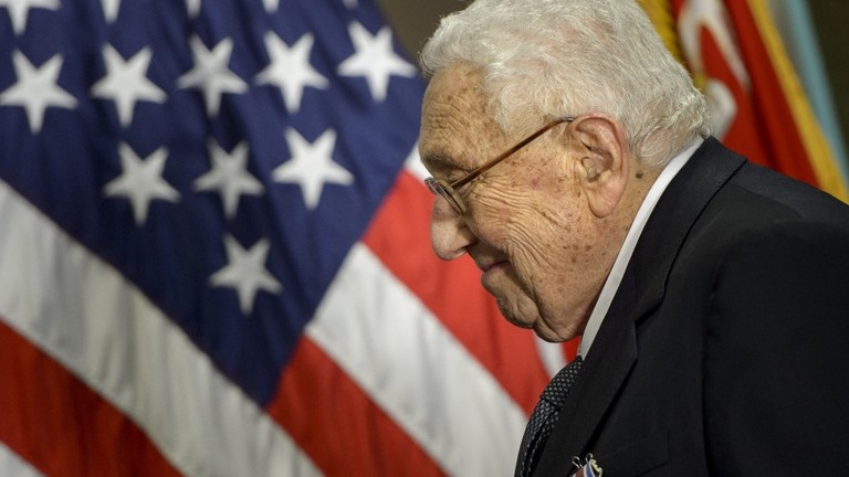 Former US Secretary of State Henry Kissinger at an event in Washington, DC, 2016. ©  Brendan Smialowski / AFP