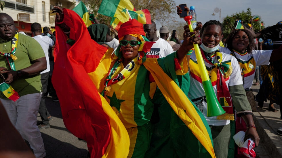 File photo: Supporters of Senegal President Macky Sall demonstrating in Dakar, February 24, 2024. © Zohra Bensemra, Reuters