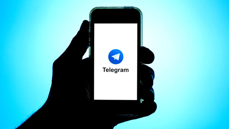 The Telegram app displayed on a smartphone screen ©  SOPA Images / Contributor via Getty Images