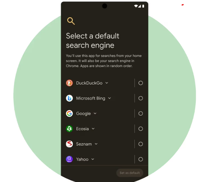 Apple’s iOS and Google’s Android will now display “choice screens” that highlight the many web browsers you can set as your default. (Android.com)