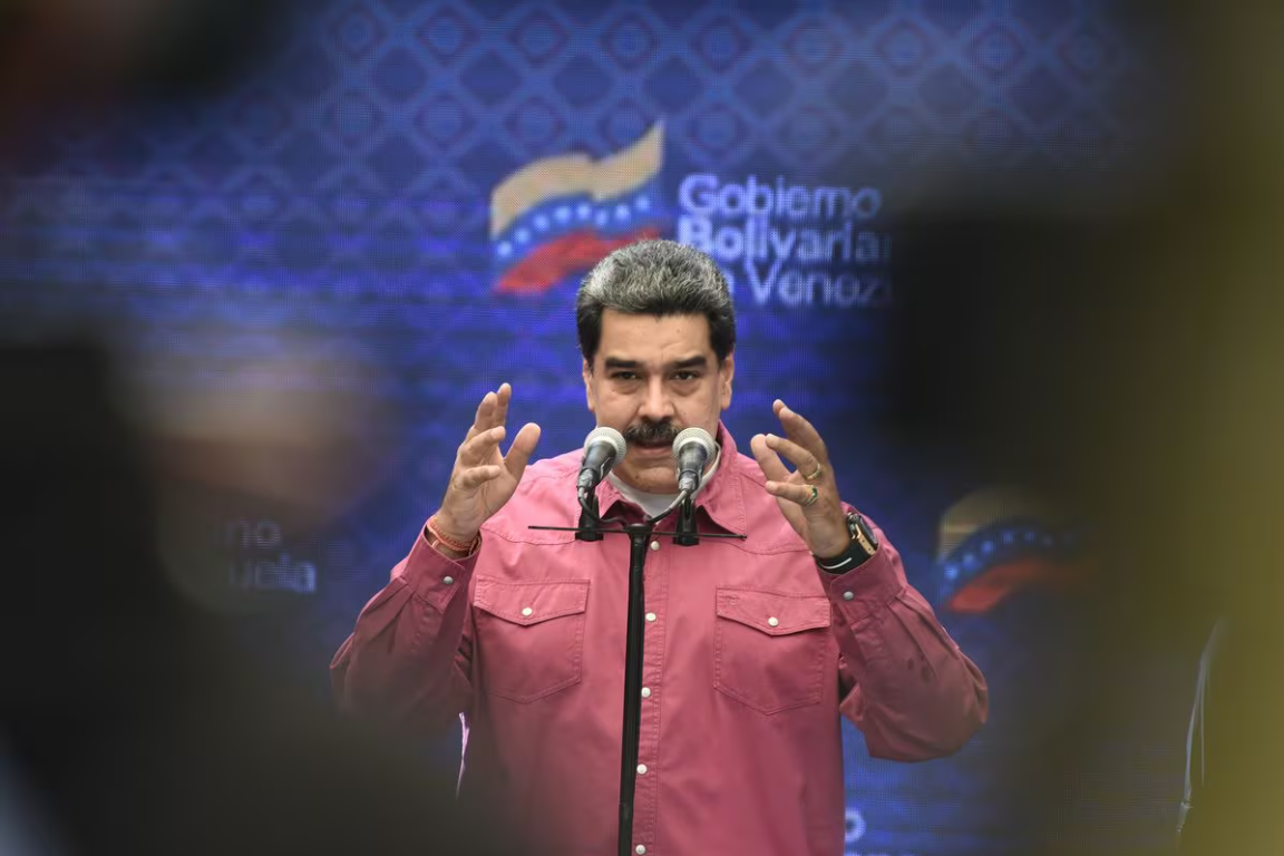 Venezuelan president, Nicolás Maduro, during a speech in Caracas, Venezuela. CAROLINA CABRAL (GETTY IMAGES)