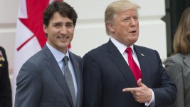 GETTY IMAGES / Donald Trump has given Canadian Prime Minister Justin Trudeau much to think about