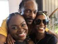 Snoop Dogg with his wife Shanté (right) and their daughter Cori (left). Picture: Instagram
