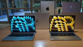 Apple M3 MacBook Air range. Picture: Lauren Chaplin.