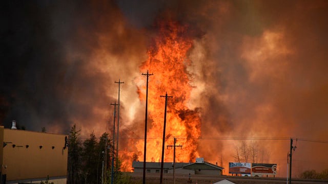 The fire in Canada looks a lot like climate change -- and that should scare you