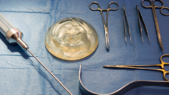 Plastic surgery instruments for implantsSource:Getty Images