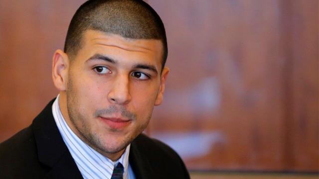 Aaron Hernandez was convicted in the 2013 murder of semi-pro football player Odin Lloyd  (REUTERS/Brian Snyder)