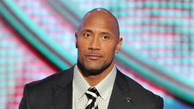 Dwayne Johnson has been holding secret political meetings. (Photo by Kevin Winter/Getty Images)Source:Supplied