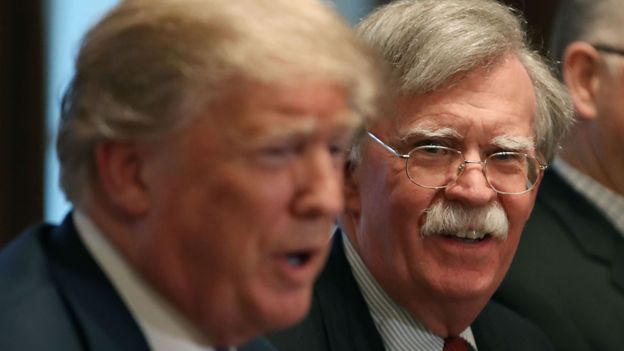 John Bolton / GETTY IMAGES / John Bolton is known for his hardline views on Iran