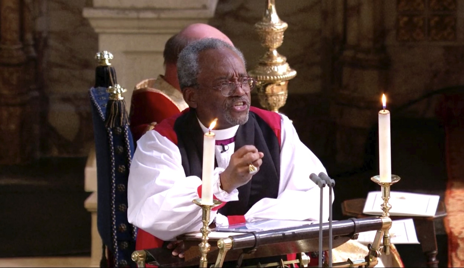 Washington Examiner / Bishop Michael Curry's speech at royal wedding between Prince Harry, Meghan Markle