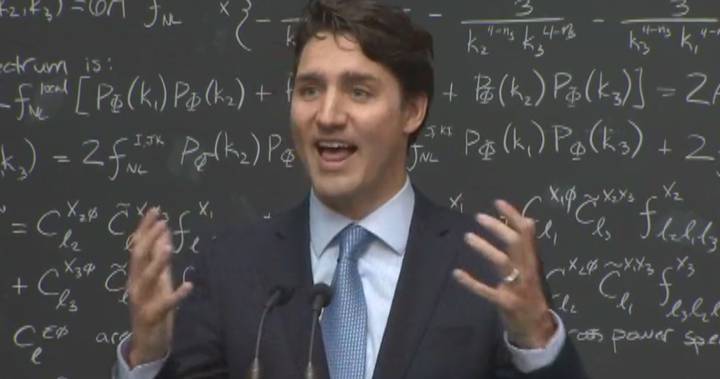 PM Justin Trudeau gives reporter quick lesson on quantum computing during visit to Waterloo - National | Globalnews.ca
