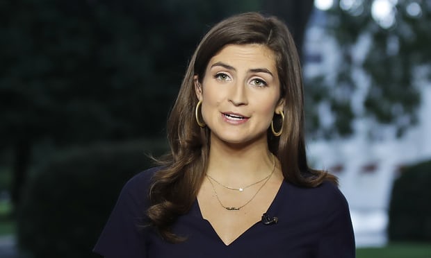 CNN White House reporter Kaitlan Collins was banned by the White House from a future event after asking Donald Trump about the Michael Cohen tapes and Vladimir Putin’s US visit. Photograph: Alex Brandon/AP