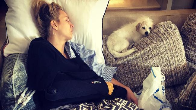 Kaley Cuoco undergoes surgery days after marrying Karl Cook
