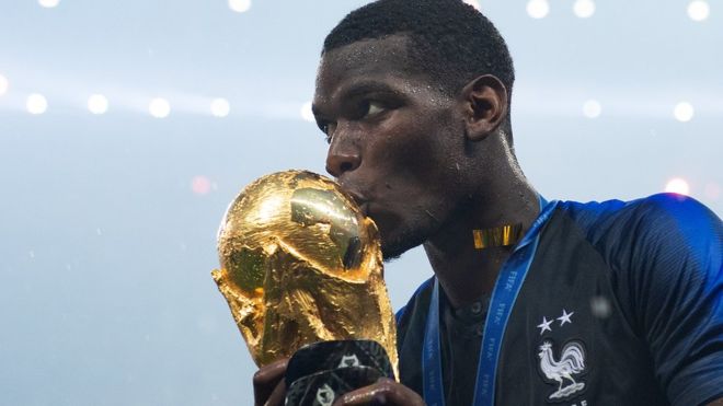 GETTY IMAGES / Paul Pogba, whose parents are from Guinea, scored for France in the final