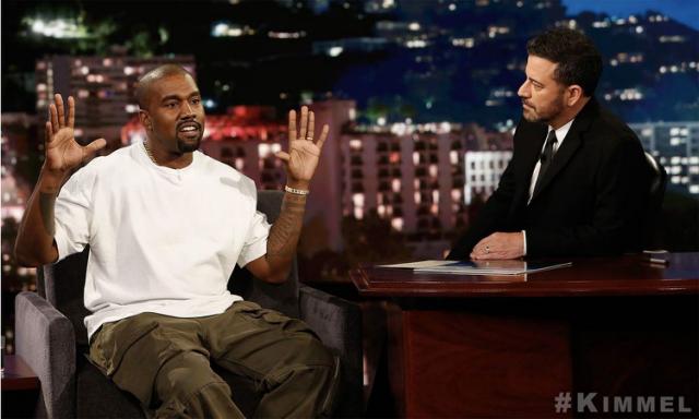 Kanye West Says He 'Wasn't Stumped' by Trump Question on Jimmy Kimmel Live!