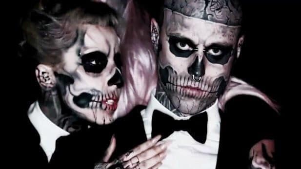 Rick Genest died after falling from the fourth-floor balcony of his apartment building.Source:Getty Images