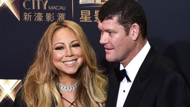 Mariah Carey has released a breakup song after her split from fiance James Packer. Picture: AFPSource:AFP
