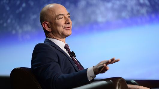 Brent Lewis | Getty Images Jeff Bezos, founder and CEO of Amazon