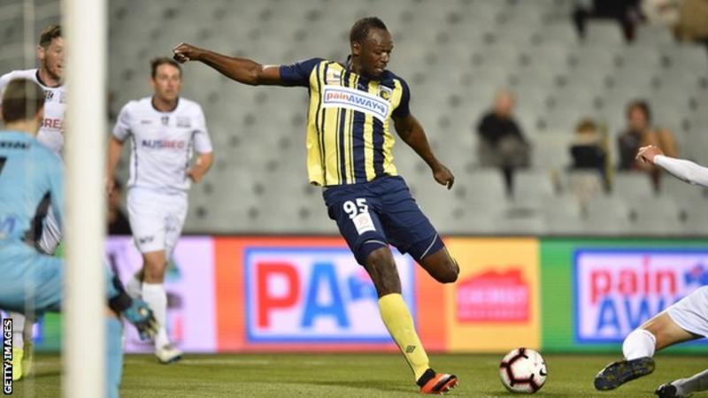 Usain Bolt scored twice in a 4-0 win over Macarthur South West last week