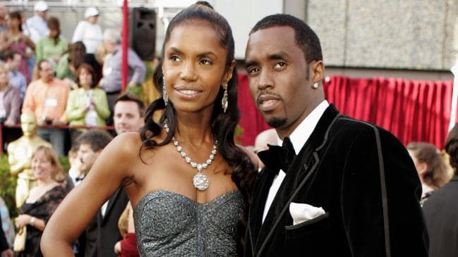 Diddy and Kim Porter. Picture: APSource:AP