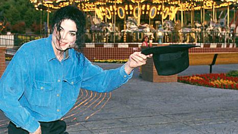 Michael Jackson in the grounds of his beloved NeverlandSource:Supplied