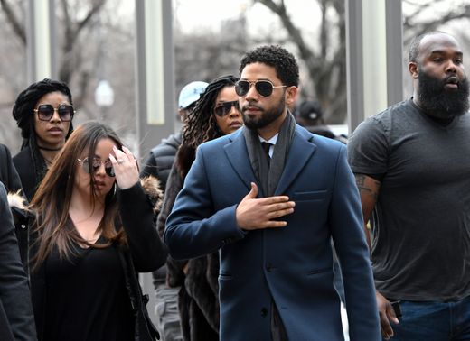 On March 14, "Empire" star Jussie Smollett returned to court to plead not guilty to 16 counts of disorderly conduct and lying to the police about his alleged attack on Jan. 29. The new charges were filed on March 8. Matt Marton, AP