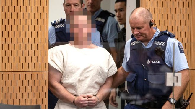 IREUTERS / Brenton Tarrant, 28, appeared in court on Saturday in relation to the mosque attacks