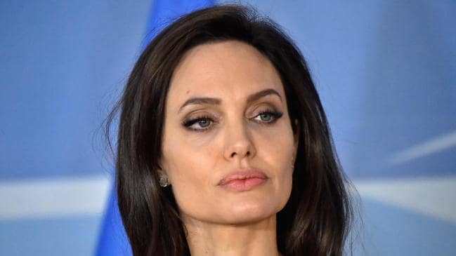 Angelina Jolie didn’t get a good review after dinner with model Caprice. Picture: AFPSource:AFP