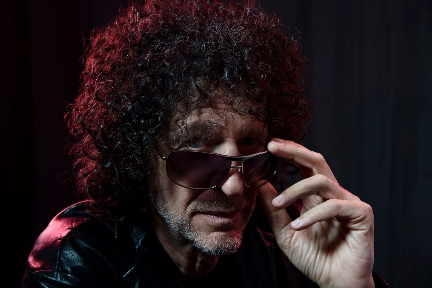 “I tried to watch some of my old Letterman [appearances],” says Howard Stern, photographed in his New York studio in May. “I couldn’t get through two minutes of it.” (Marvin Joseph/The Washington Post)