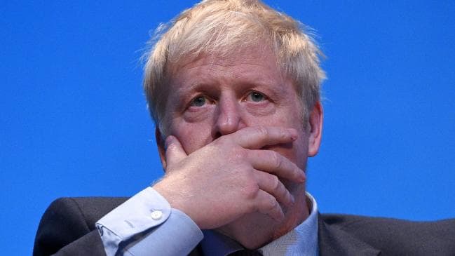 UK Prime Ministerial candidate Boris Johnson pictured at a campaign event after police were called to his house after neighbours heard screaming. Picture: AFPSource:AFP